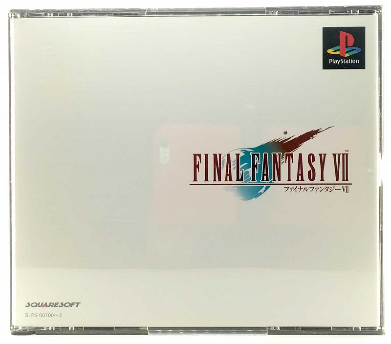 Photo of the jewel case for Final Fantasy VII for Sony Playstation