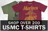Small graphic for Sgt Grit homepage promoting USMC t-shirts